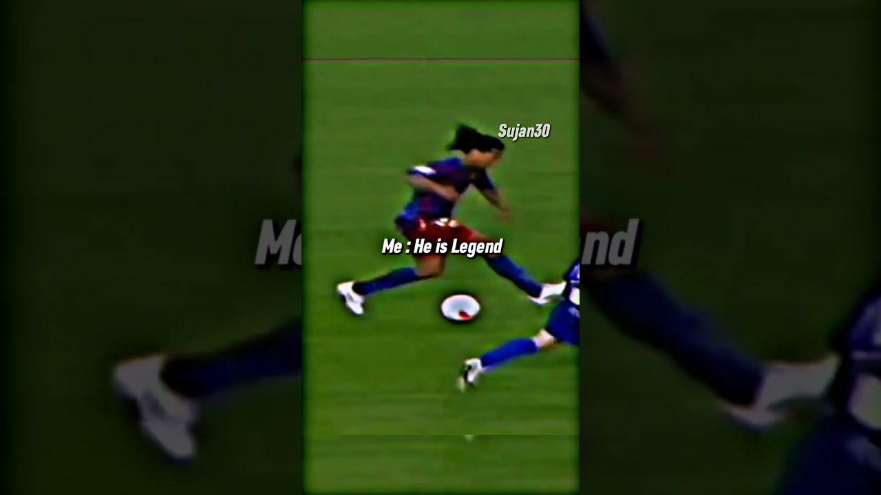 Ronaldinho The magic 🎩 man in football❤️‍🩹🇧🇷
