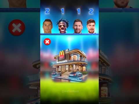 Ronaldo vs ishowspeed vs messi vs mrbeast challenge #vs #shorts #trending