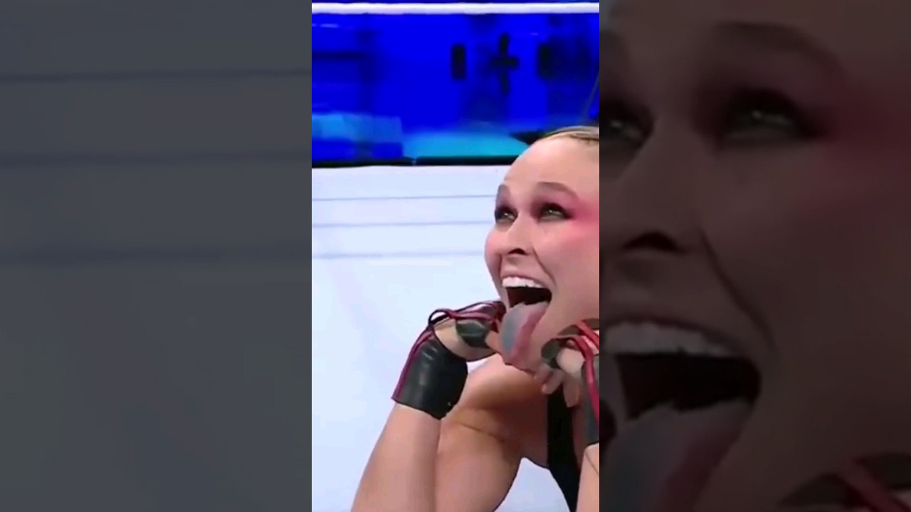 Ronda Rousey tongue 🤑 vs Liv Morgan tongue😛