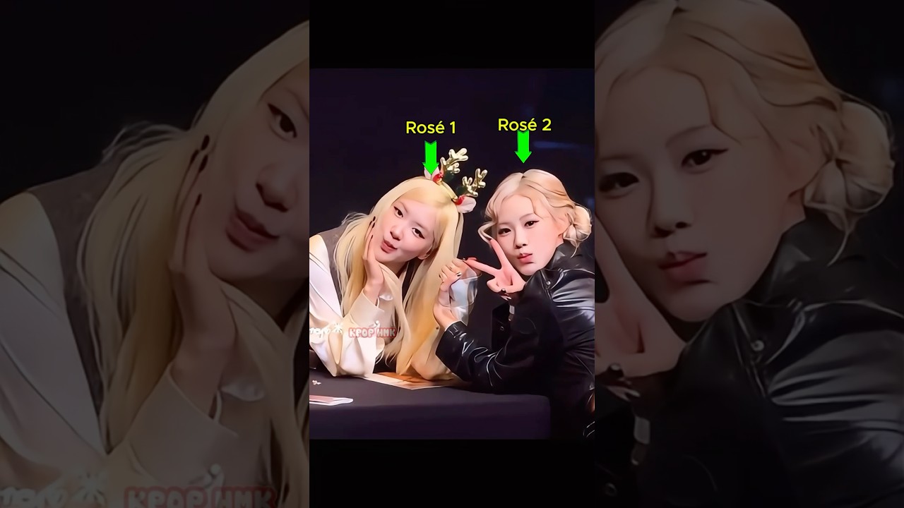 Rosé Meets Her Look Alike At Fansign! 😲😲 #blackpink #rose #rosé #shorts #kpop