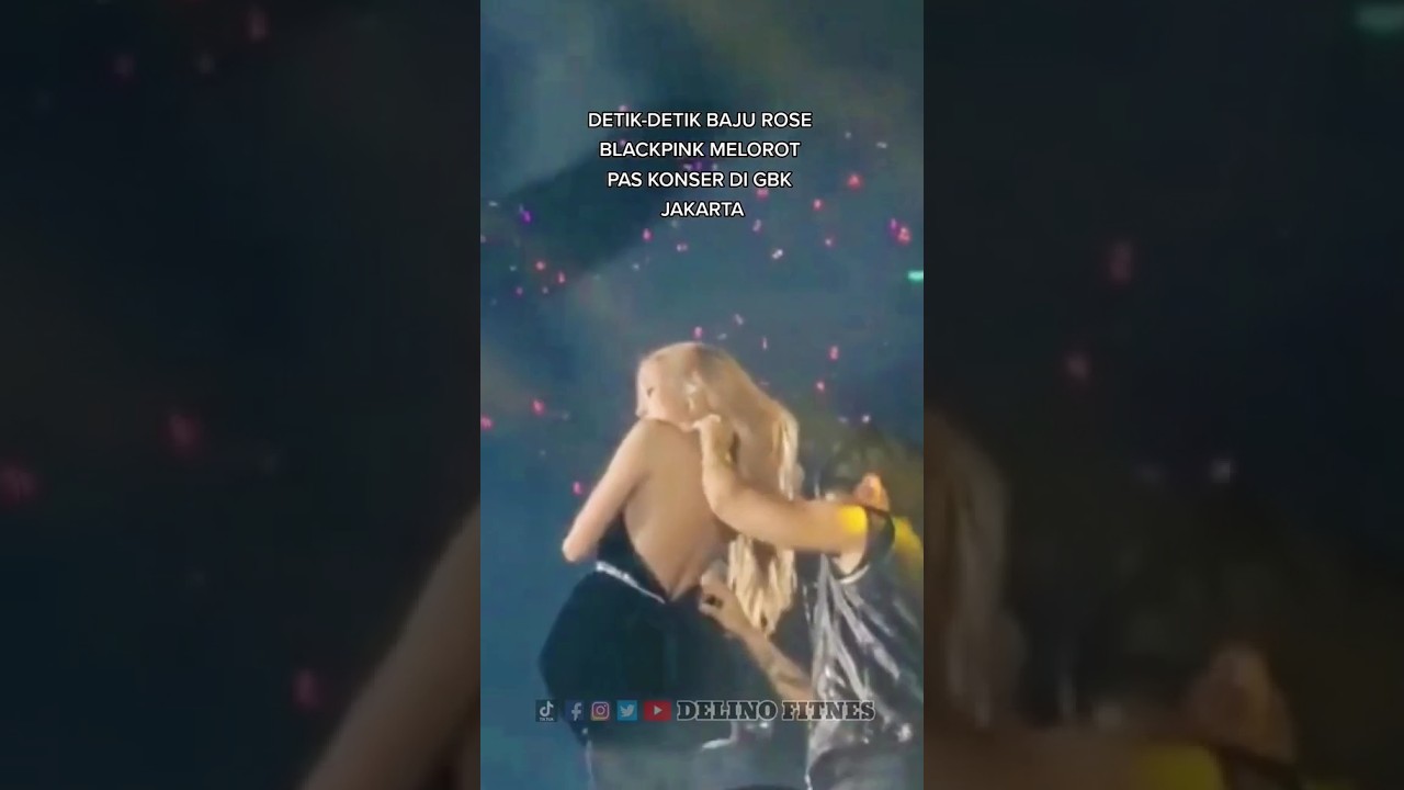 Rose Blackpink Almost Top Less On Stage