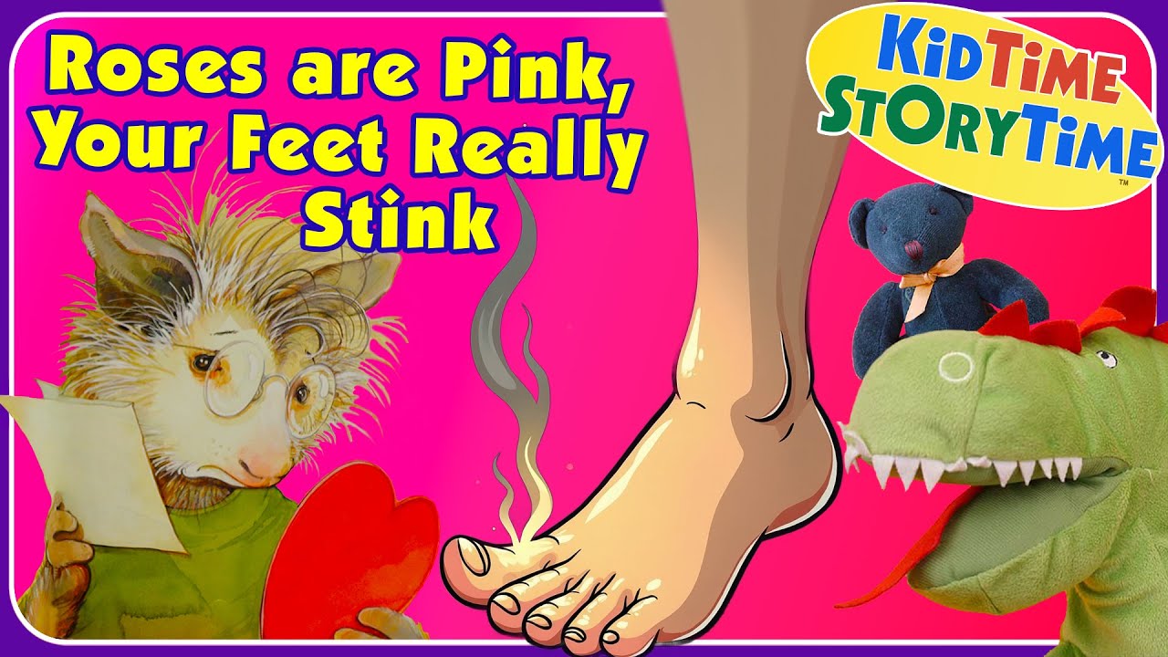 Roses Are Pink, Your Feet Really Stink 💝 Valentine's READ ALOUD for kids - funny book