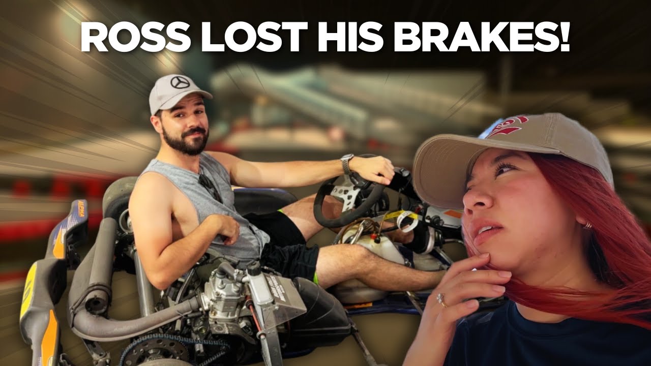ROSS lost his Brakes?! 😱 his first time racing Go-Karts!