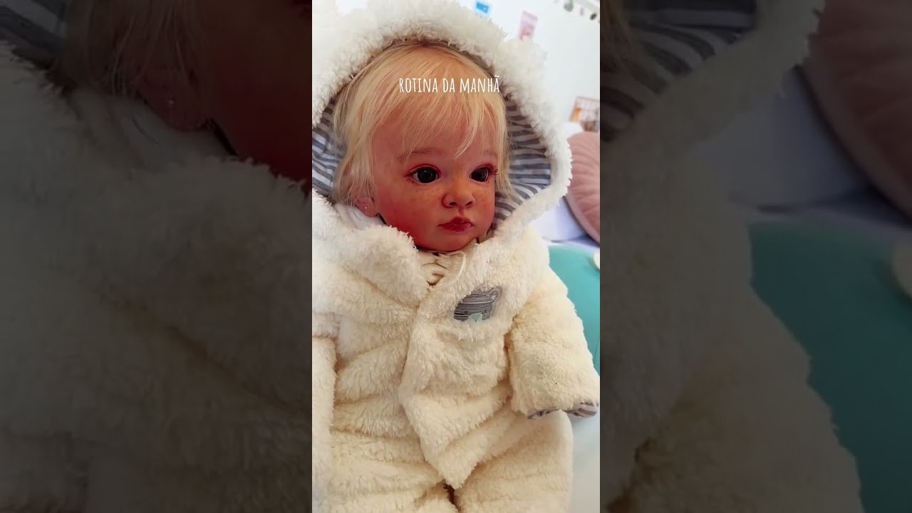 rotina da manhã da minha bebê reborn#rotinadodia #boneca#bebereborn