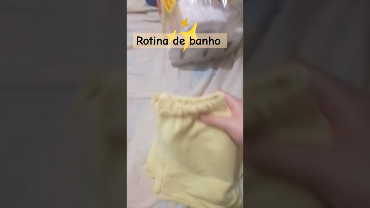 Rotina de banho