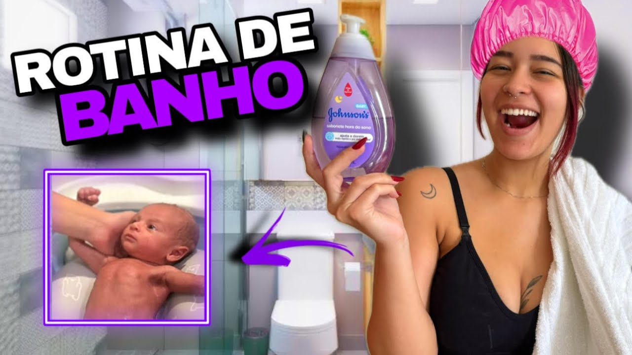 ROTINA DO BANHO DO DAVI *mostrei tudo