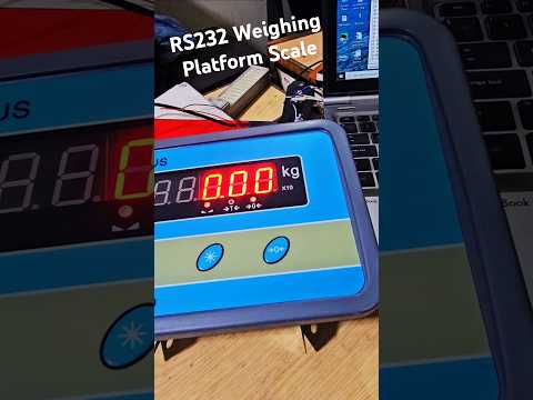 RS232 Weighing Indicator | Super Low Height Platform Scale#WeighingScale #RS232Indicator