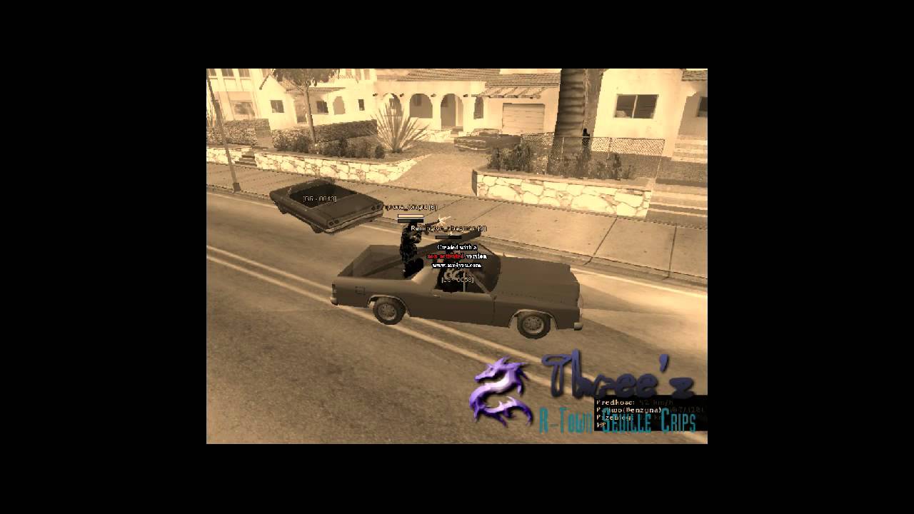 R-Town Seville Crips Drive-By 16 PurpAvenque Prims