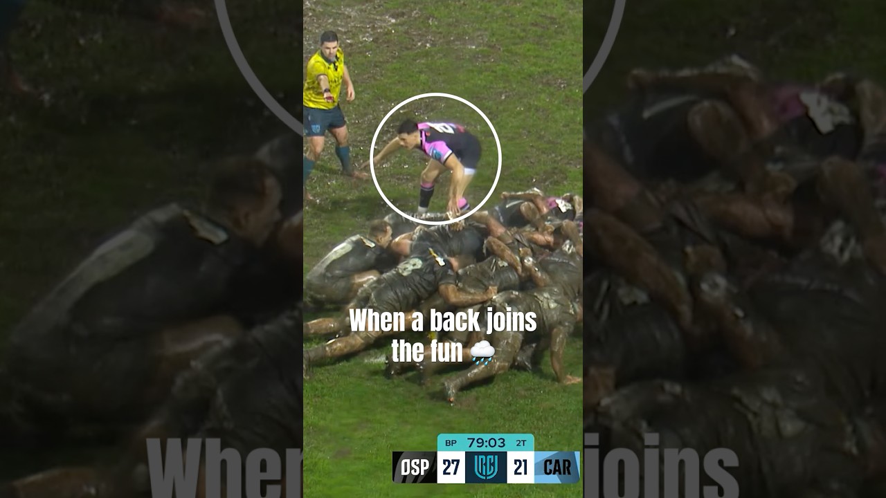 Rugby in the mud hits different 🌧️