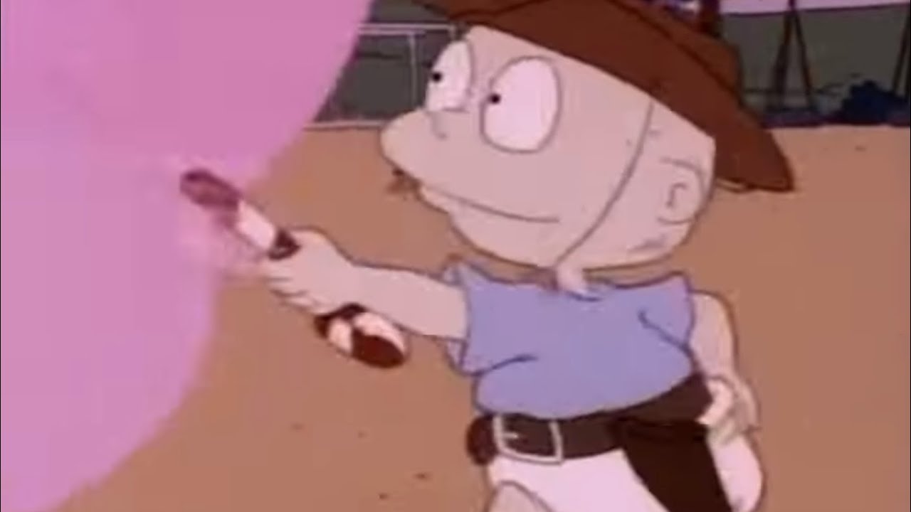 Rugrats - Tommy defeats the junk food kid