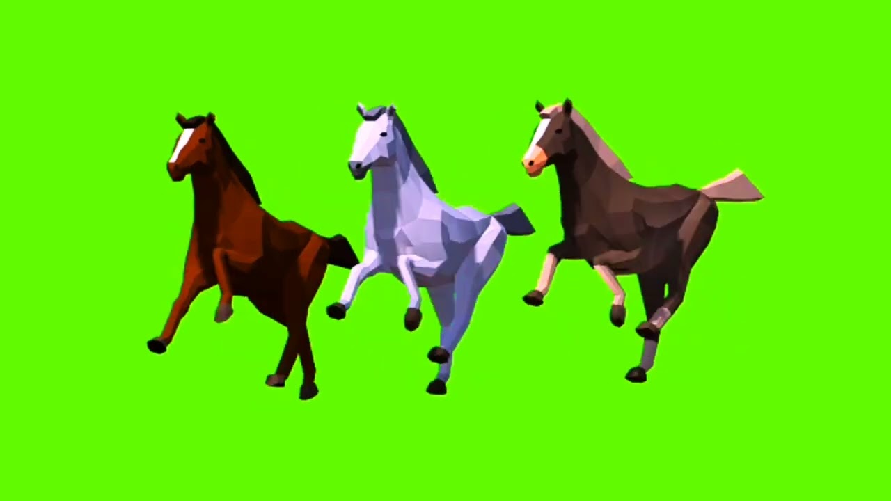 Running horse green screen|horse for sale#greenscreen