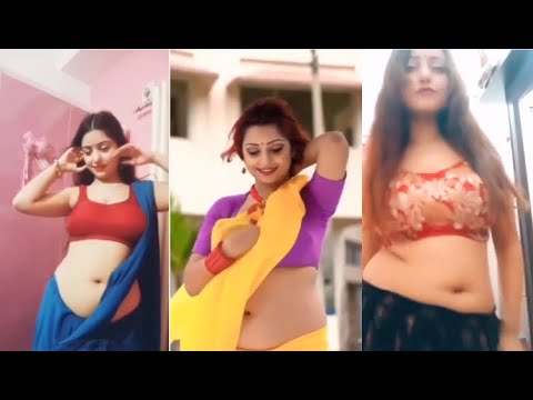 Rupsa Hottest Navel Show | Model Dance | Saree Sundari | Saree Fashion | Saree Lover | Indian Girl