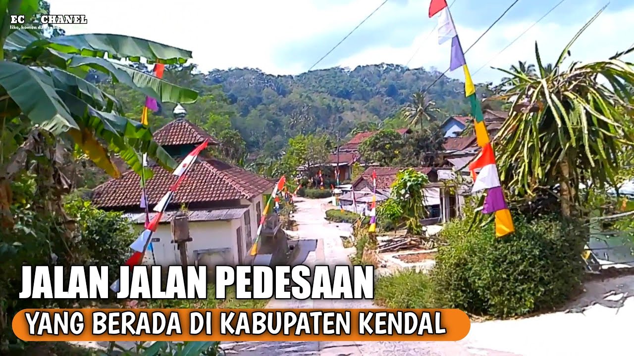rute dari desa getas ke tambah sari/jalan pedesaan kendal