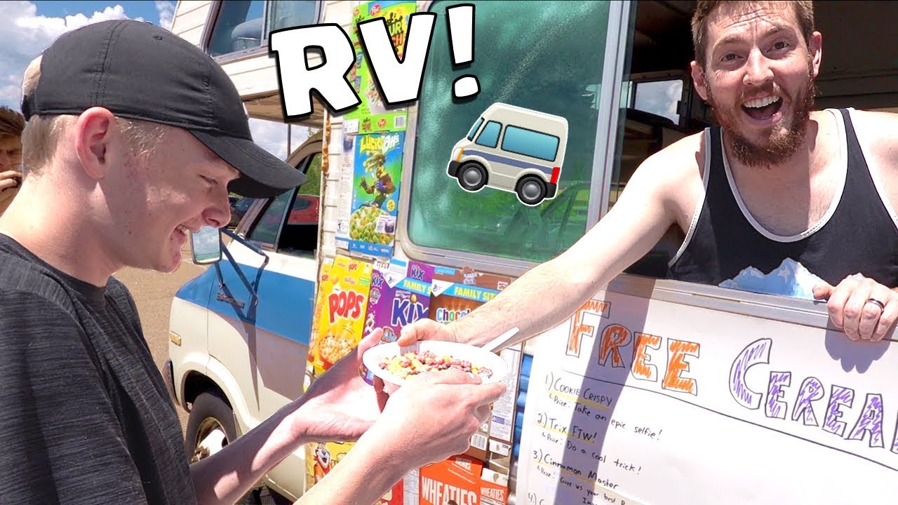 RV CEREAL TRUCK POP UP SHOP!