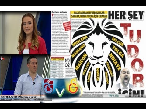 Sabah Sporu - Trabzonspor v Galatasaray yorumları. Ceyda Dönmez, Yetkin Etkin 29,10,2017