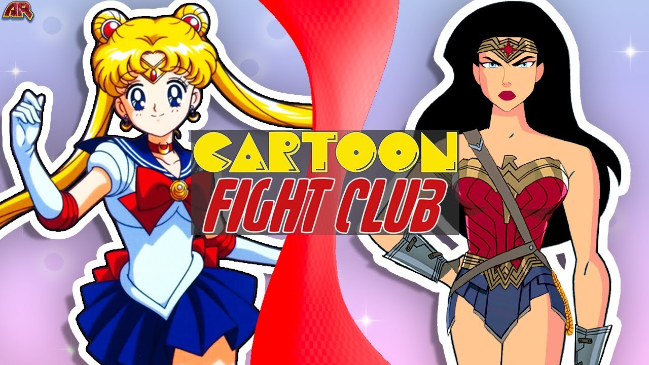 Sailor Moon VS Wonder Woman (Sailor Moon vs DC Comics) | CARTOON FIGHT CLUB