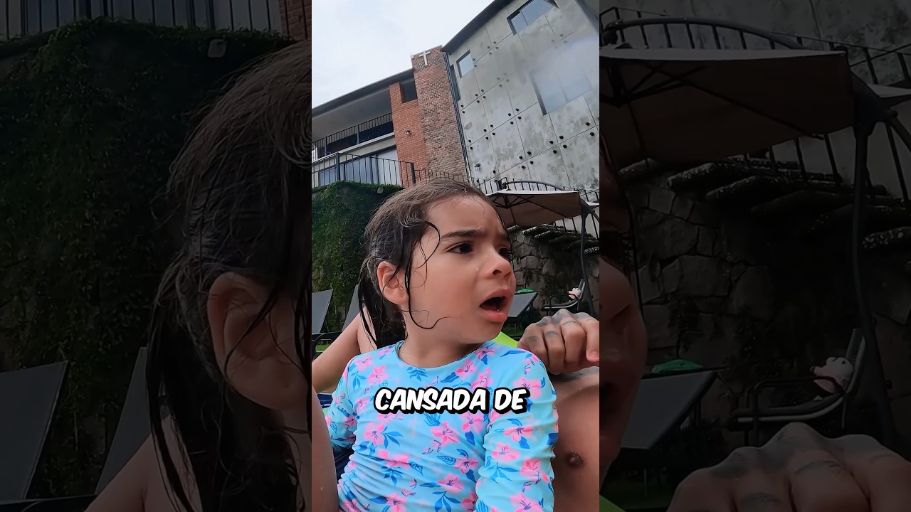 Salomé casi pierde este RETO de la piscina pero fue otra historia😱