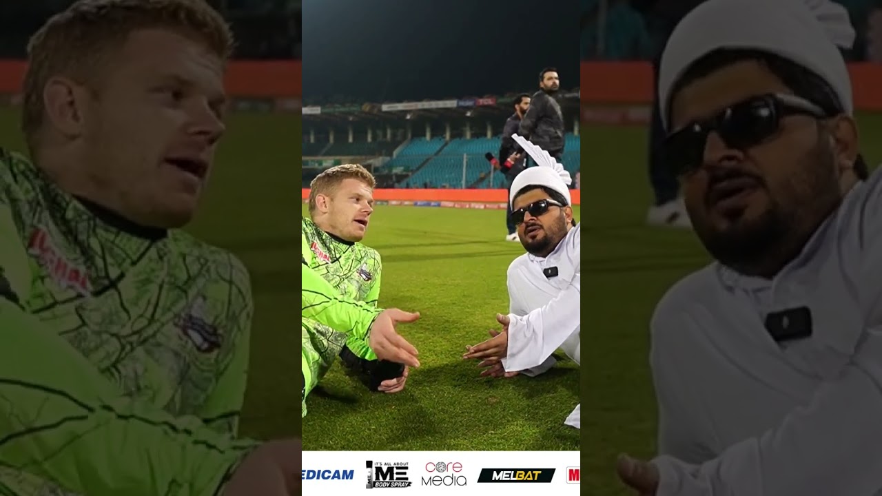 Sam Billings learning Punjabi from Basheera da Brand