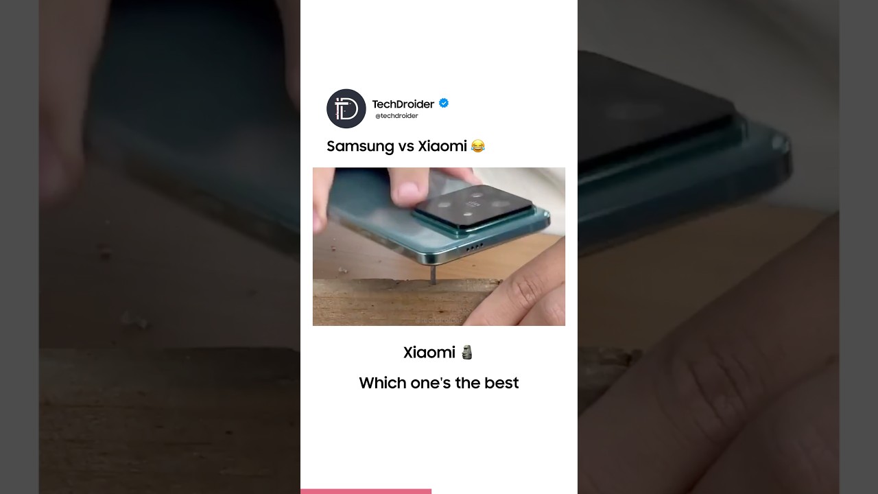 Samsung vs Xiaomi - Durability Test 😂