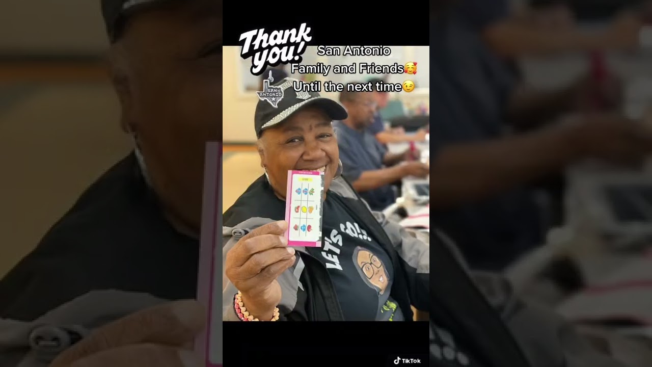 San Antonio Bingo WooHoo 🎉🙌🏾