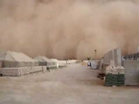 Sand Storm Al Asad Air Base Anbar Province, Iraq