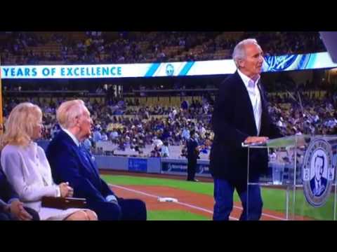 Sandy Koufax speech on Vin Scully Day