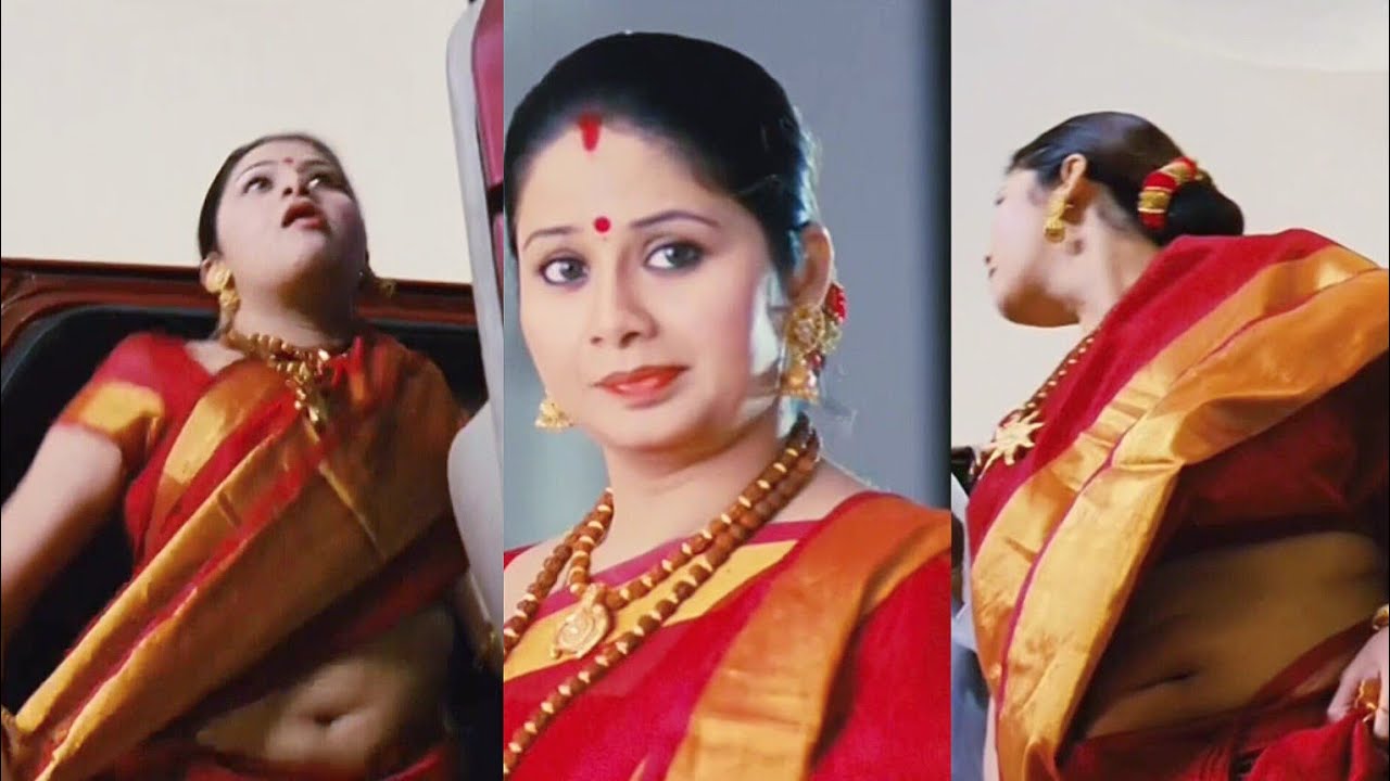 Sangeetha actress unseen latest saree show  |  malayalam old actress, tamil actress  |