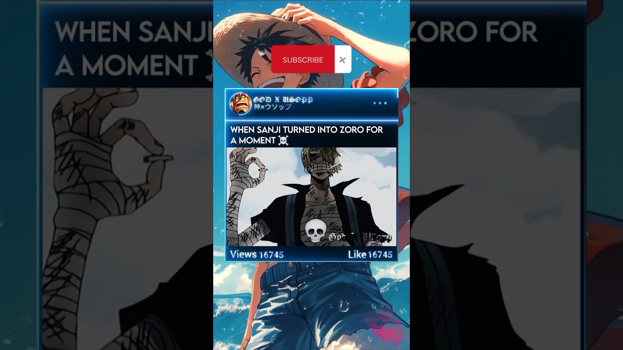 Sanji's sacrifice 🗿 #sanji #onepiece #shorts