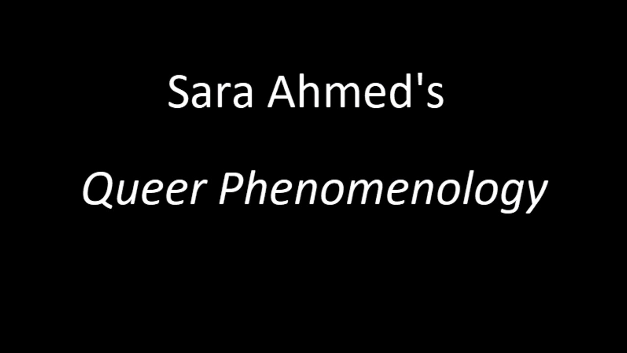 Sara Ahmed's 