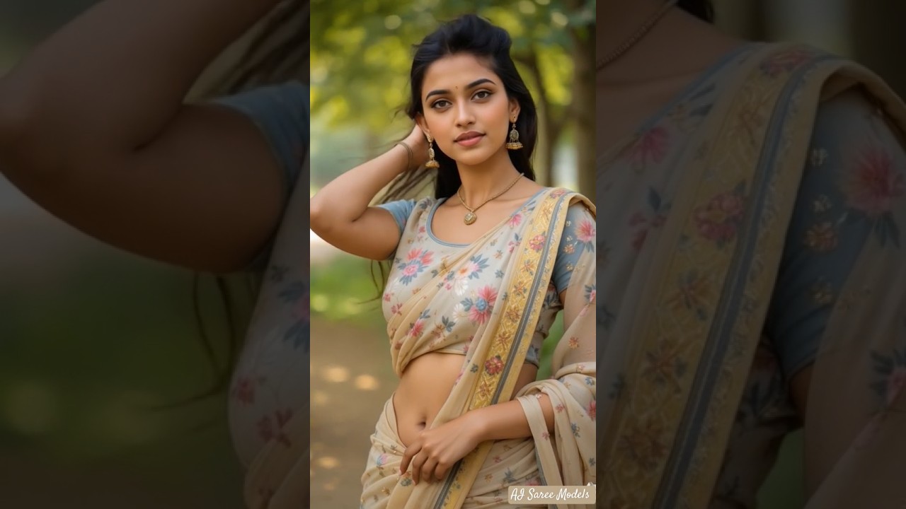 Saree Drapes & Navel Grace | AI Fashion That Turns Heads ❤️