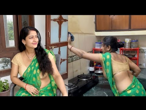 🌺saree Vlog | desi housewife mom cleaning vlog new desi cleaning indian vlogger