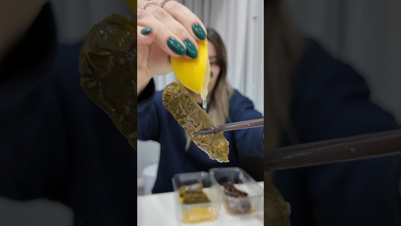 SARMA! #asmr #mukbang #turkishfood