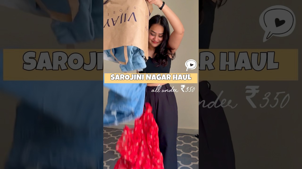 Sarojini Nagar Haul | Latest Collection ❤️ #sarojinihaul #sarojininagar #delhimarket #affordabletops