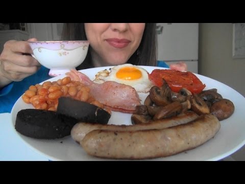 SassEsnacks ASMR: Full English Breakfast | English Fry Up | Show & Tell | Whisper Ramble Eat