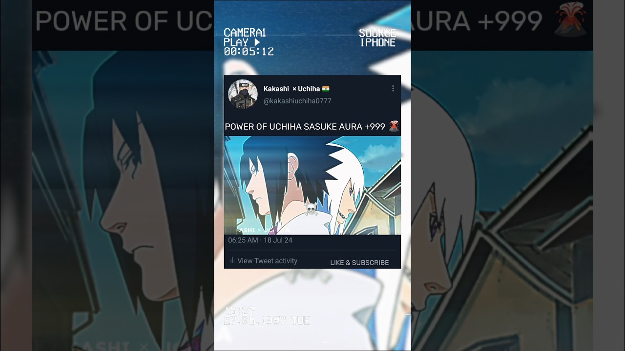 Sasuke Uchiha Aura +999 🤯