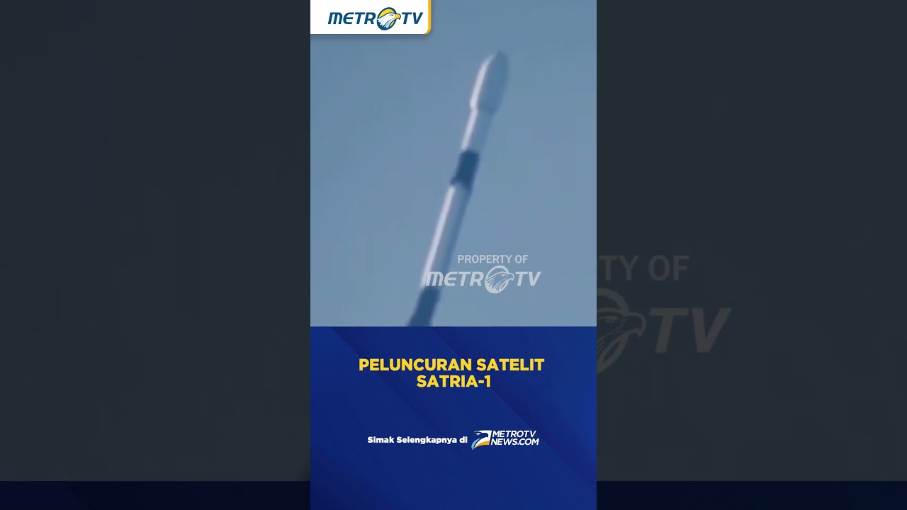 Satelit SATRIA-1 Sukses Diluncurkan #shorts