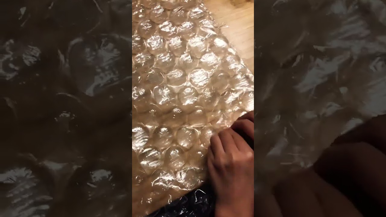 Satisfying Giant Bubble Wrap #shorts #fun #asmr
