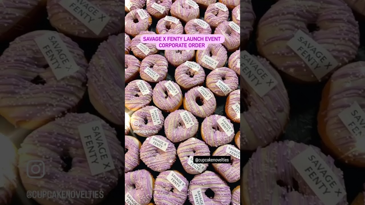 Savage X Fenty Corporate Dessert Catering Corporate Holiday Party Treats; Houston Texas Party Favors