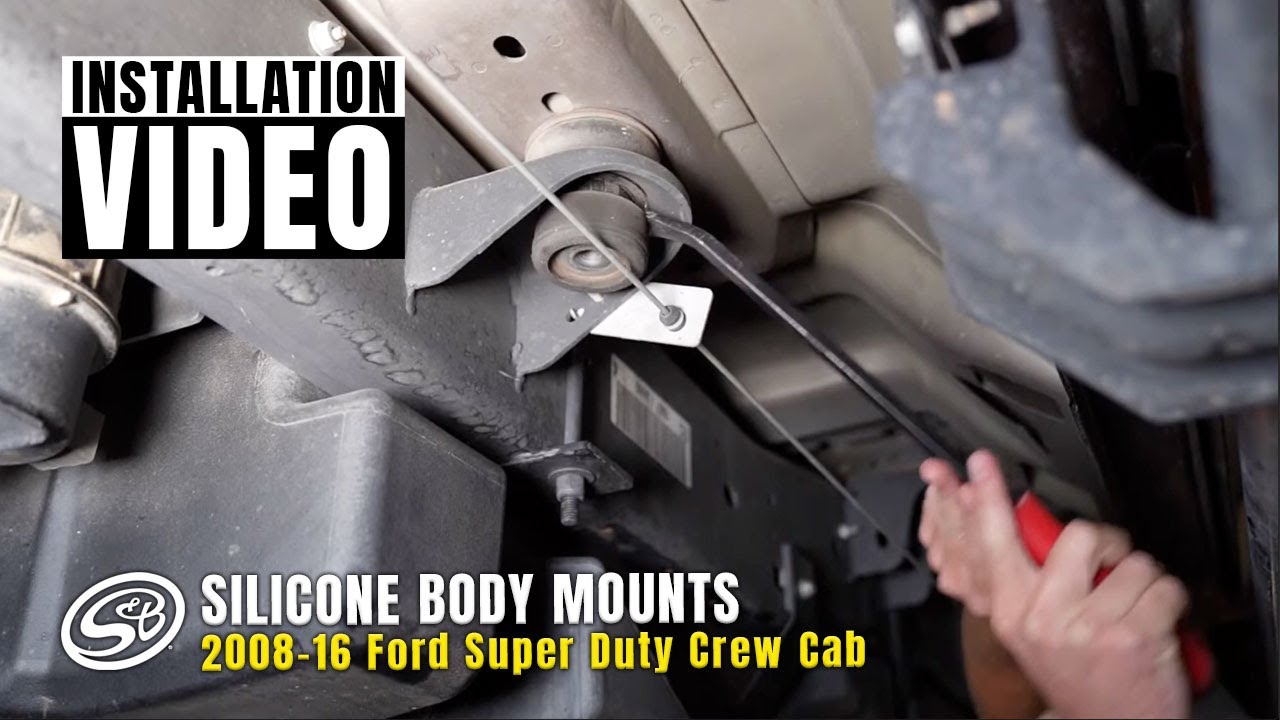 S&B Silicone Body Mounts for 08-16 Ford Super Duty Crew Cab