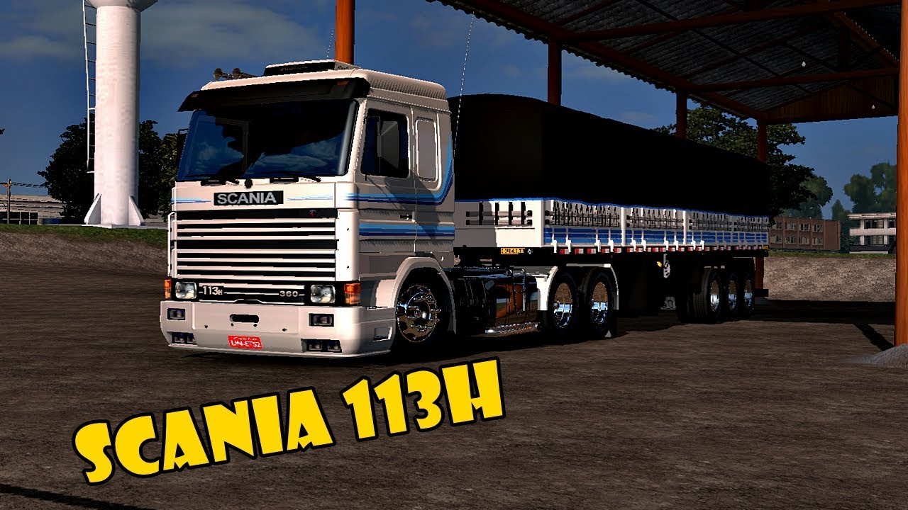 SCANIA 113H FRONTAL + GRANEL - SCANIA DAS MAIS TOP - EURO TRUCK 2 - ETS 2 MODS