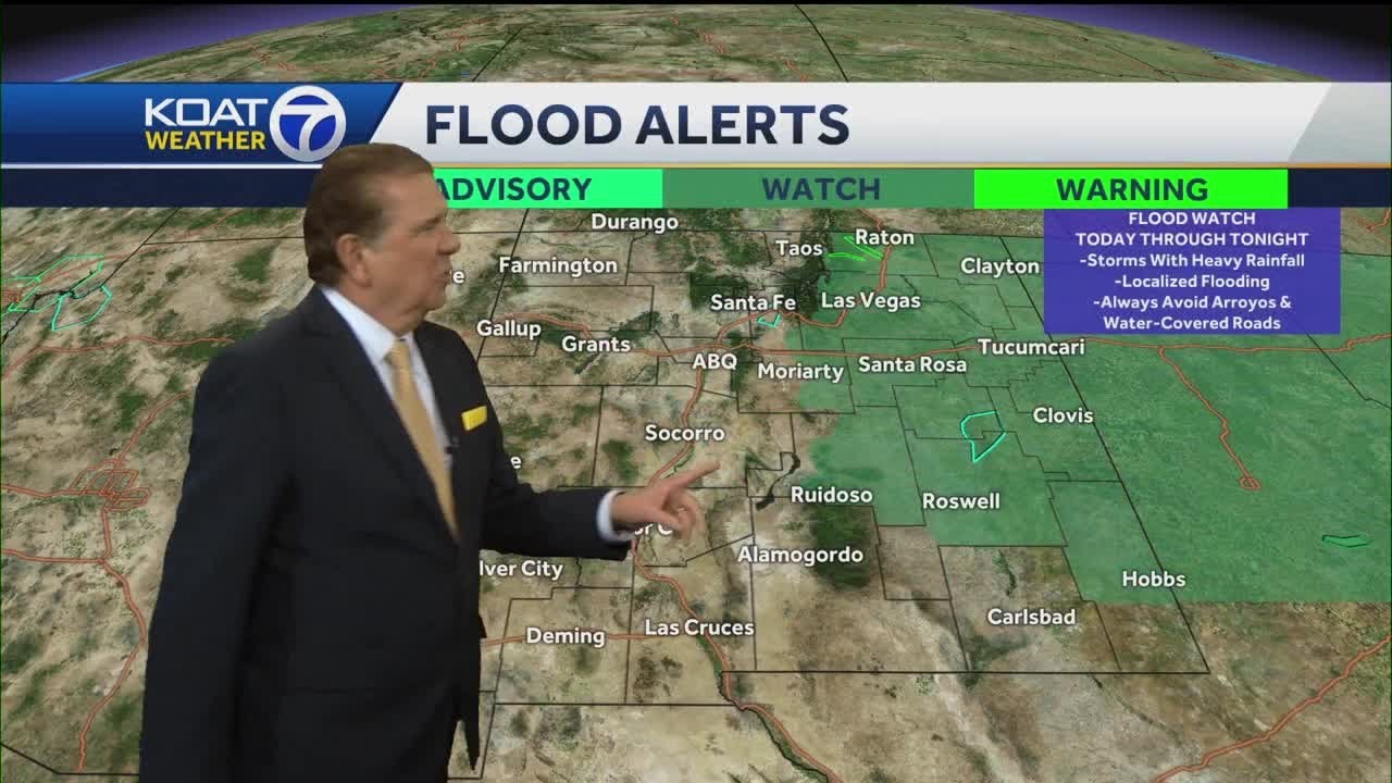 Scattered severe weather across New Mexico