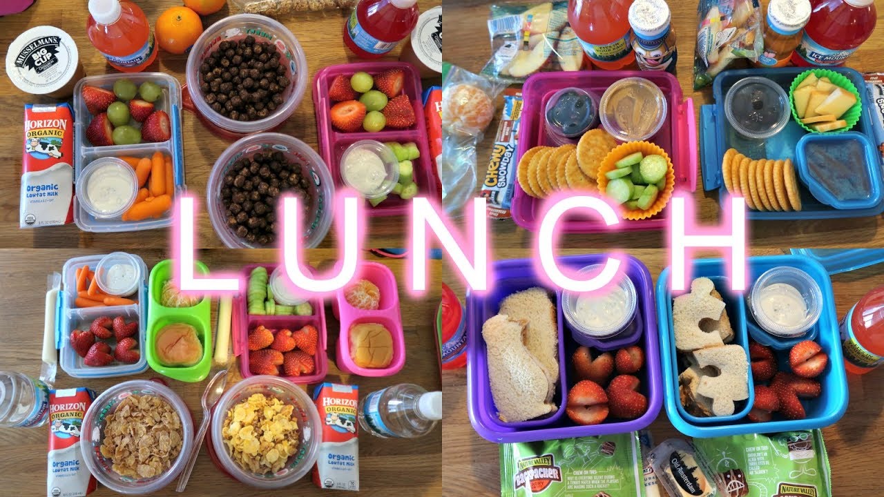 School Lunch Ideas!  - Week 11  | Sarah Rae Vlogas |