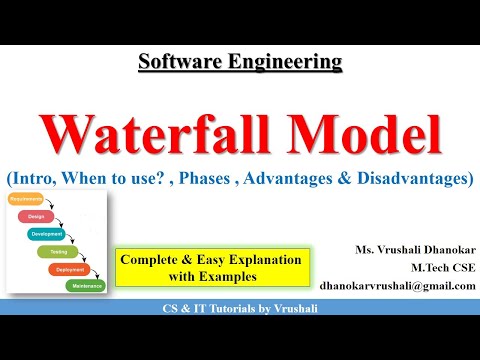 SE 4 : Understand Waterfall Model in 10 Minutes with Real Life Examples  @csittutorialsbyvrushali