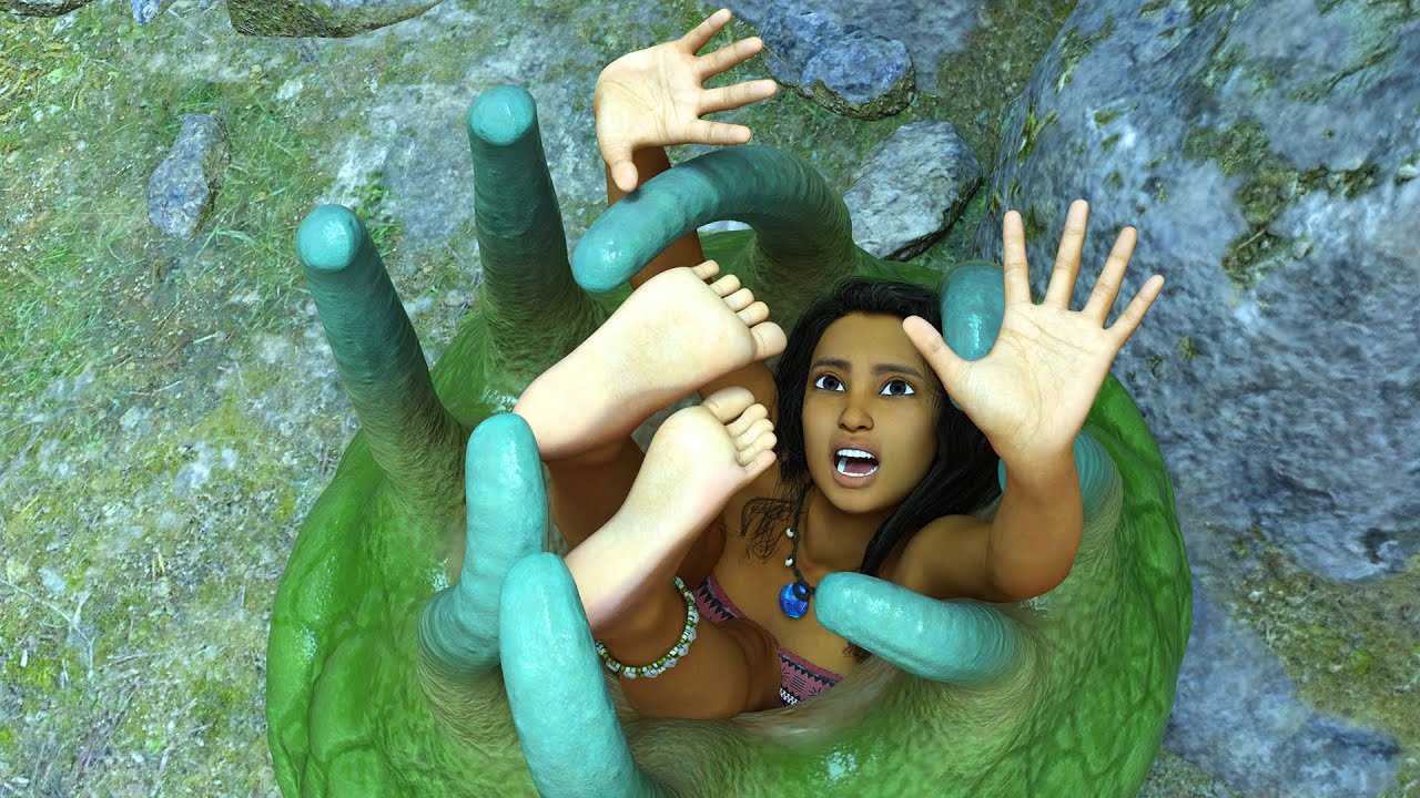 Sea Anemone Eats Moana