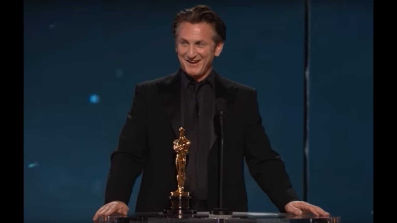 Sean Penn winning Best Actor for 