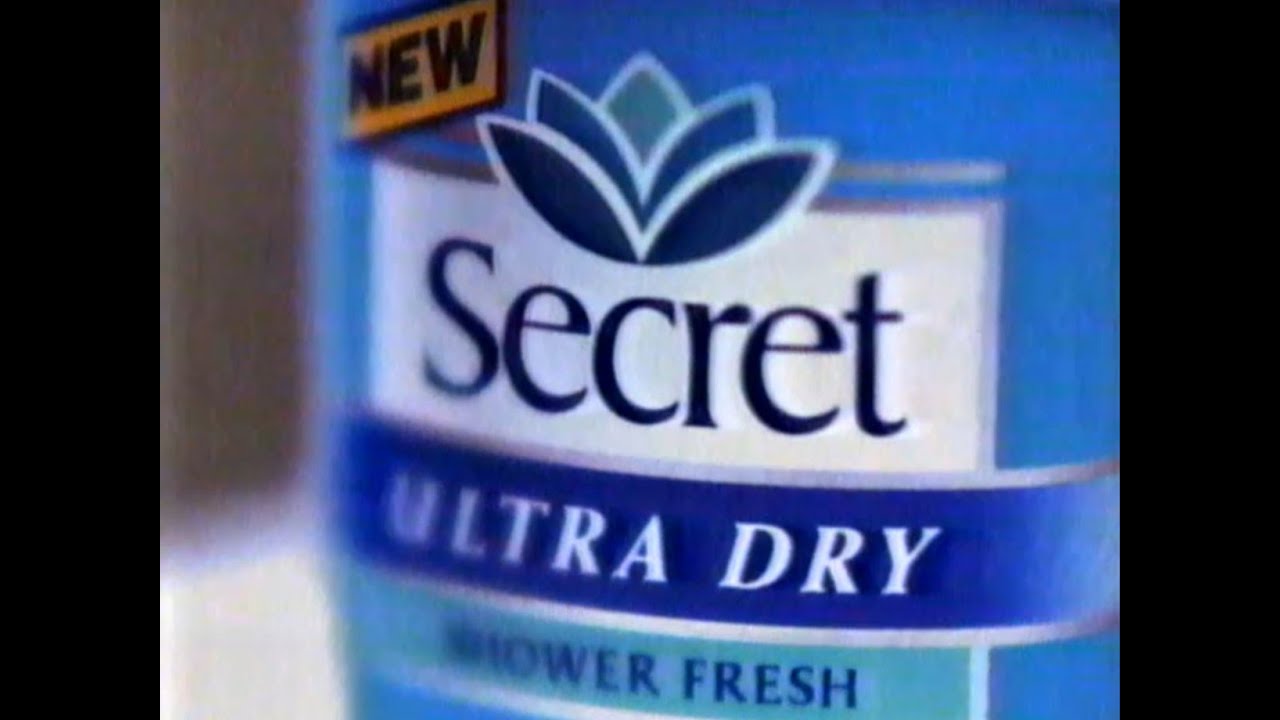 Secret Ultra Dry Deodorant Commercial (1996)