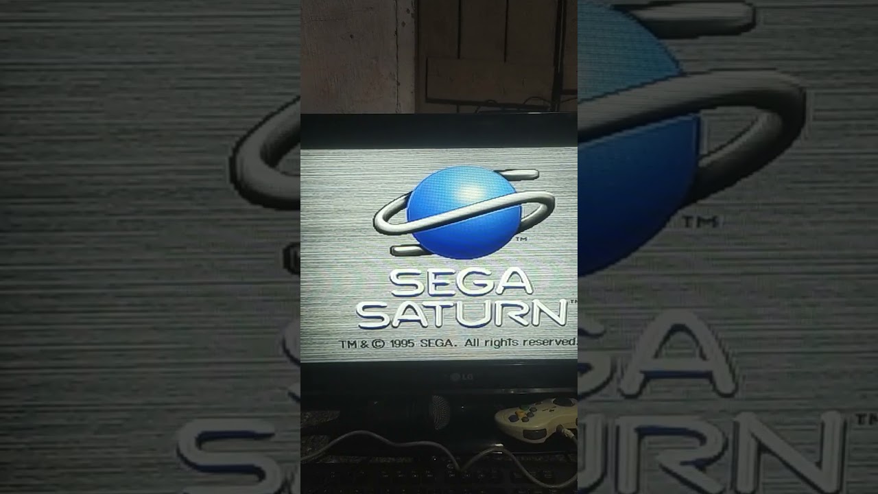 Sega Saturno na tv de LCD
