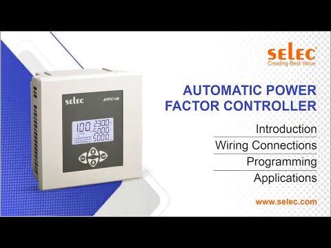 Selec APFC148 Automatic Power Factor Controller: Introduction|Wiring Diagram|Programming|Application