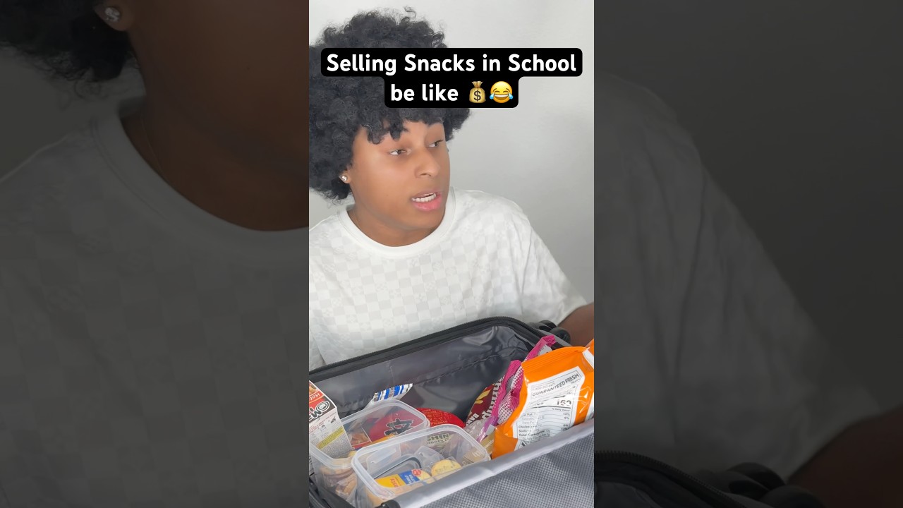 Selling Snacks in School be like!💰😂 #shorts
