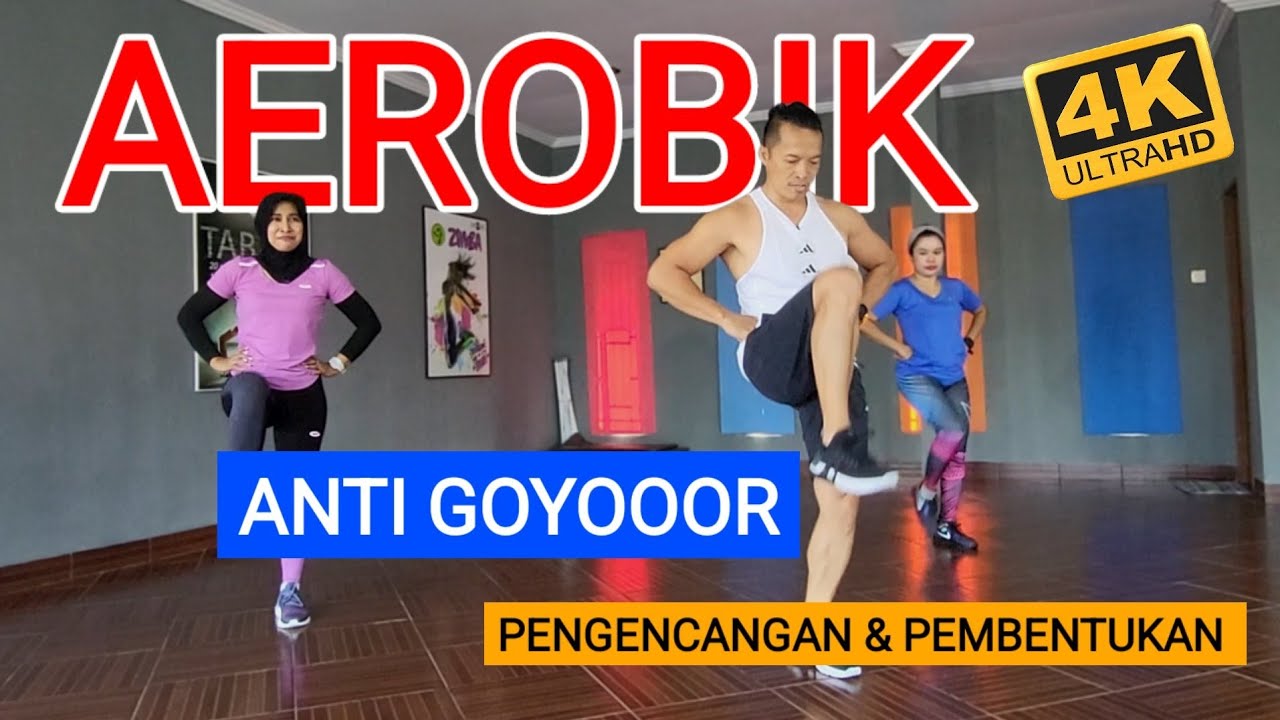 Senam Aerobik anti goyor | Spesial pengencangan dan pembentukan